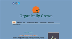 Desktop Screenshot of organicallygrown.com.au